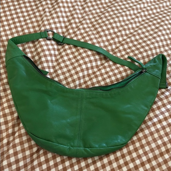Free People Handbags - Free People Idle Hands Sling Bag Green like new